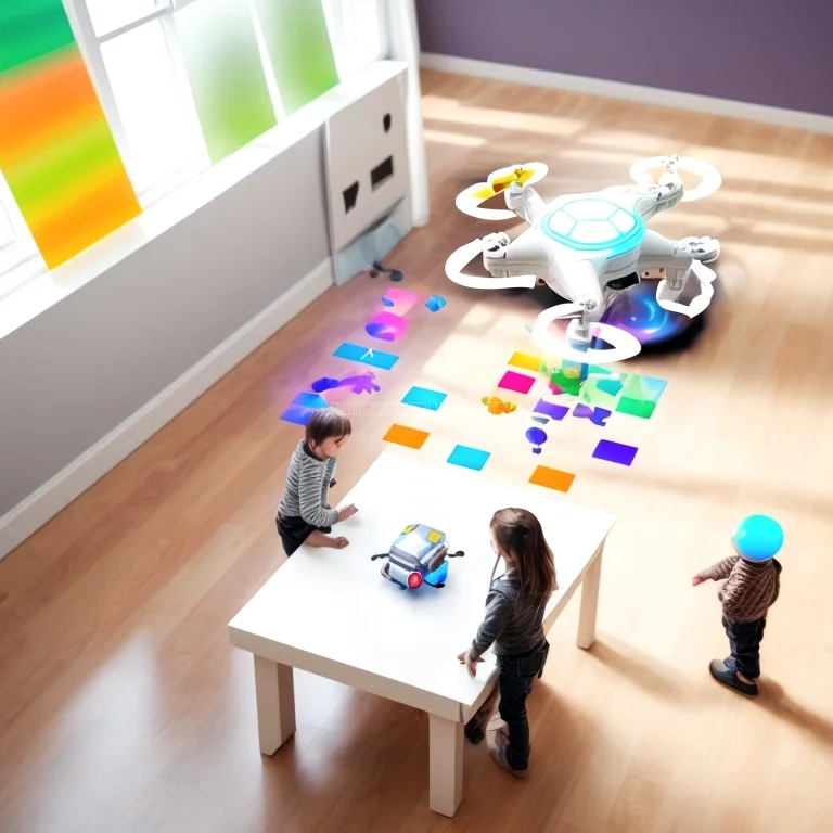 Kind löst intelligentes Puzzle